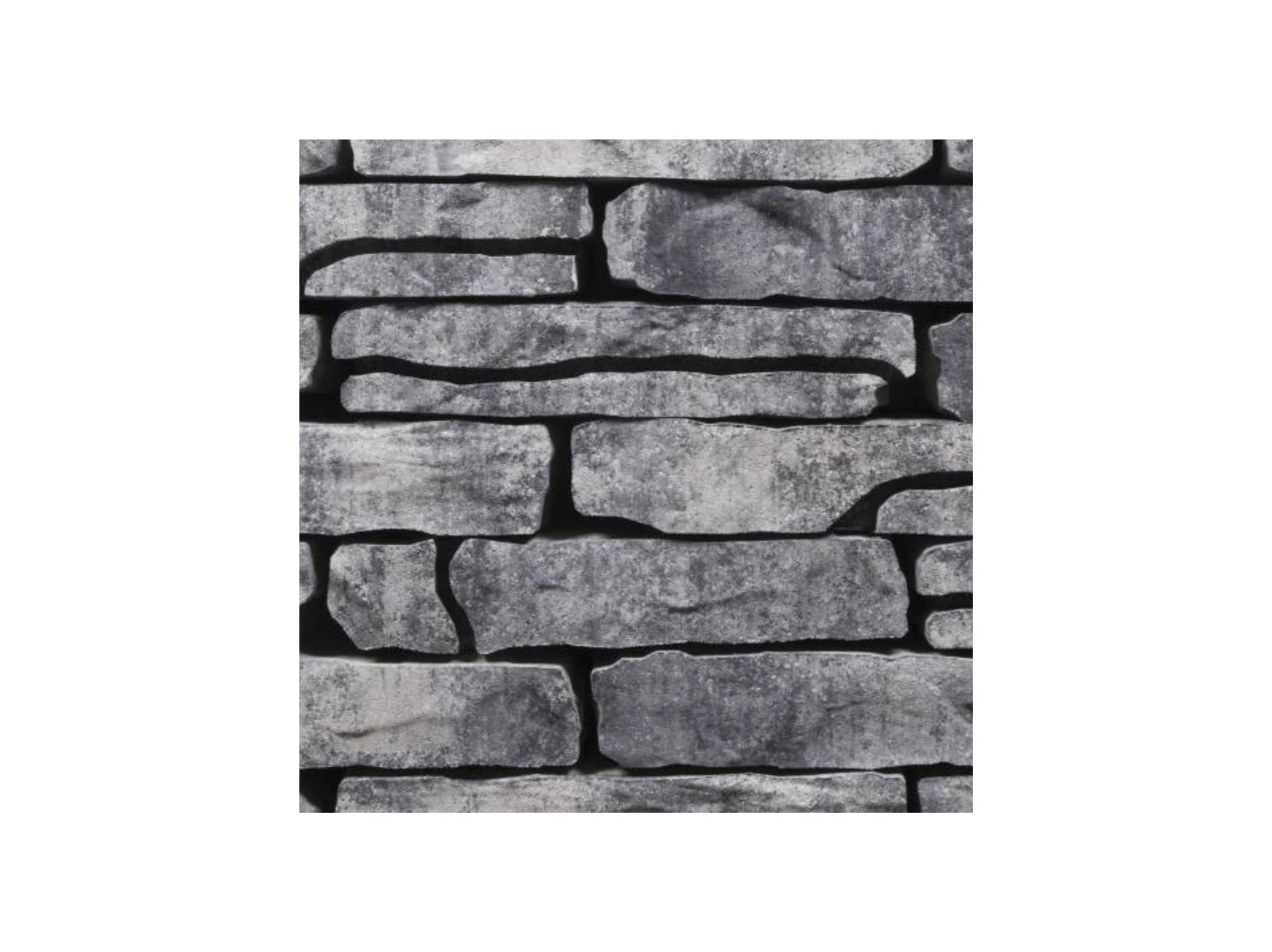 Stapelblokken 8 x 18 cm (80 x 180 mm) Grijs/Zwart - Lengte 42 cm - Afbeelding 1